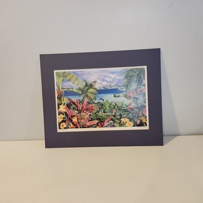 Eileen Seitz Coconut Grove Florida, 1990  Macaw Playground  Signed