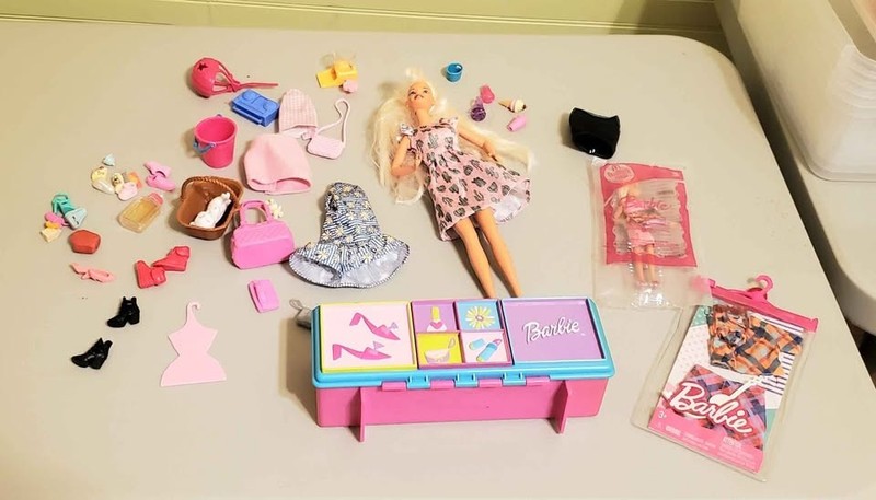 Vintage 1968 Barbie doll with accessories