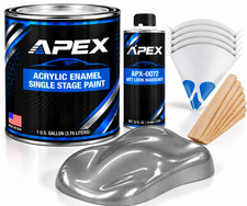 High Gloss Platinum Silver Metallic Acrylic Enamel Gallon Kit Auto Paint High Gloss Platinum Silver Metallic Acrylic Enamel Gallon Kit Auto Paint
