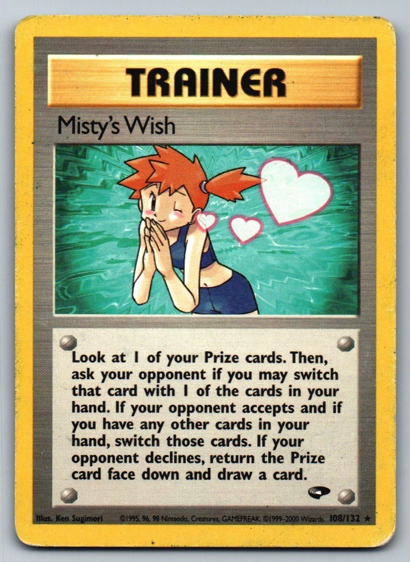 Pokémon Misty In Pokémon Individual Trading Cards for sale