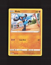 Carta Pokemon comune Riolu 078/172 stelle brillanti quasi nuova