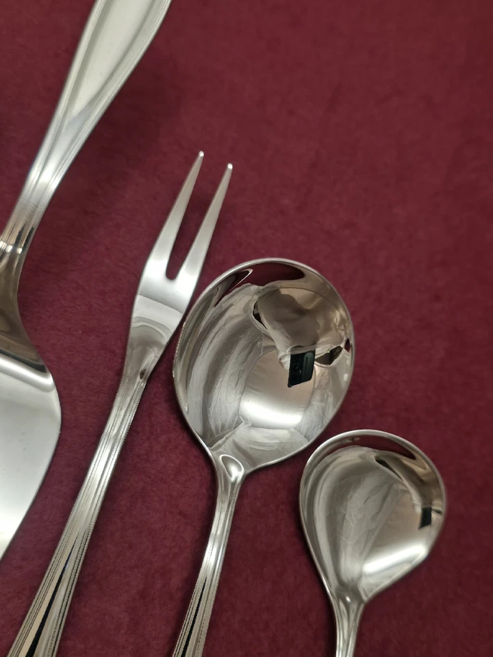 Wmf Innsbruck Cromargan Vorleger 6 Servierbestecke u.a Tortenheber top Zustand - Bild 2 von 4