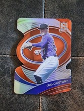 2021 Panini Spectra - Trevor Story #43 Neon Orange Prizm Die-Cut /15