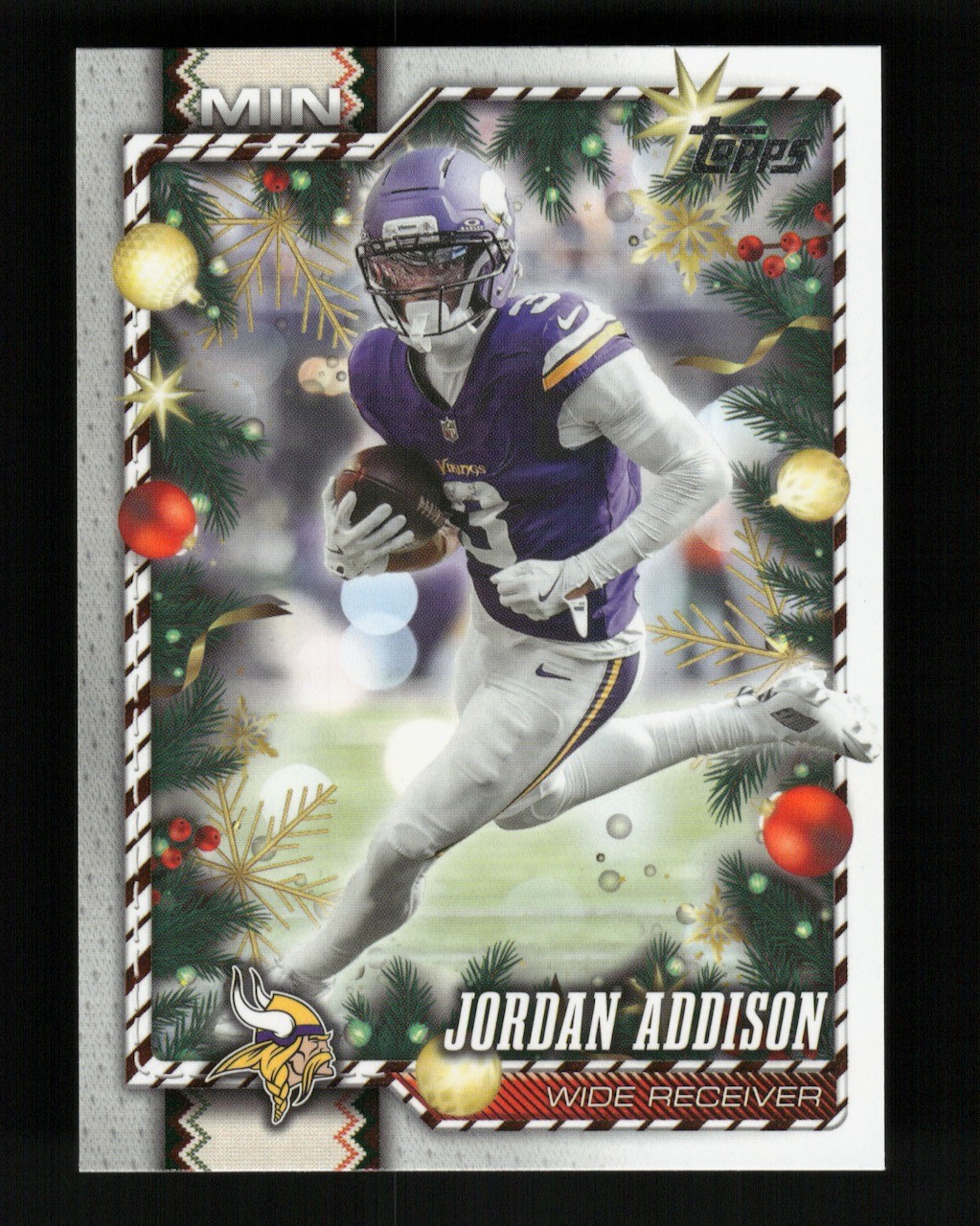 2026 Topps Holiday Jordan Addison #65