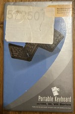 Palm Portable Folding Keyboard Black New Sealed A1