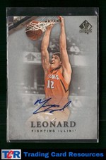 2012-13 SP Authentic #21 Meyers Leonard Autographs