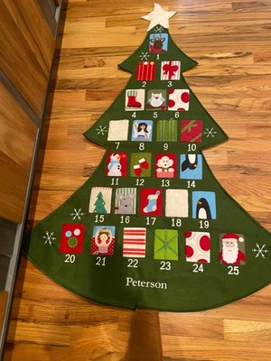 POTTERY BARN KIDS ADVENT CALENDAR TREE Peterson