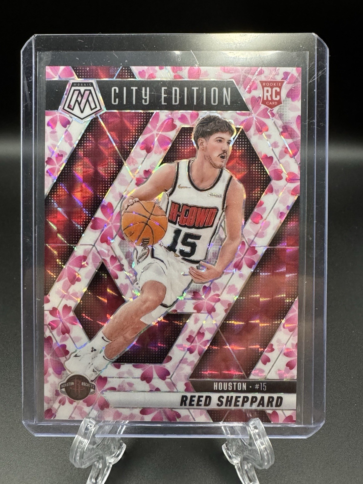 2024 Panini Mosaic Reed Sheppard City Edition Cherry Blossom /20 RC