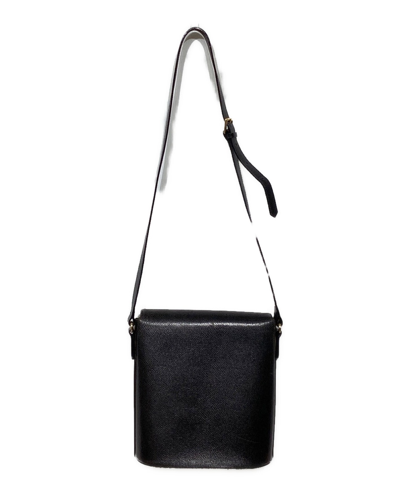 Borsa a tracolla Yves Saint Laurent con borchie nera dal Giappone