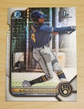 2022 Bowman - Chrome Prospects Jackson Chourio #BCP-79 Mojo Refractor (RC)