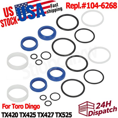 #ad #ad US 2 Set Lift Cylinder Seal Rebuild Kit For Toro Dingo TX420 TX425 TX427 TX525 $131.39