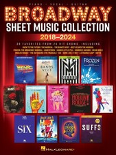 Broadway Sheet Music Collection 2018-2024 Piano Vocal Songbook 001750186