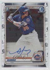 2020 Bowman Chrome Prospect Auto Francisco Alvarez #CPA-FA Auto 6fs