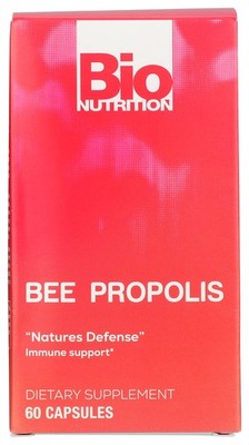 Bio Nutrition Bee Propolis Dietary Supplement 60 Capsules