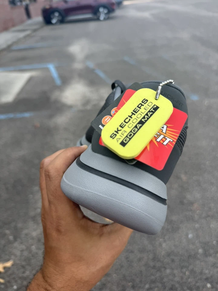 Zapatillas deportivas SKECHERS Go Walk 5 55519 carbón/negro para hombre talla 9 Foto 4 de 4