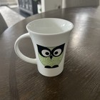 Tara Reed Designs Blue Harbor Collection Owl Mug Cup - Black White Green — photo 4
