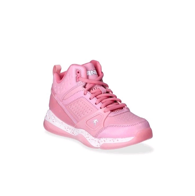 SAOLA Scarpe sneakers bambina taglia 5 rosa stringate basket suola gomma NUOVE scuola corsa