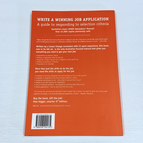 Write a Winning Job Application Resume Curriculum Vitae Paperback Book 2017 - Picture 8 of 9