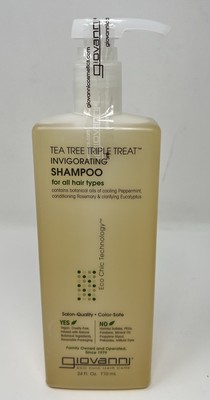 GIOVANNI Tea Tree Triple Treat Invigorating Shampoo 24 Fl. Oz.