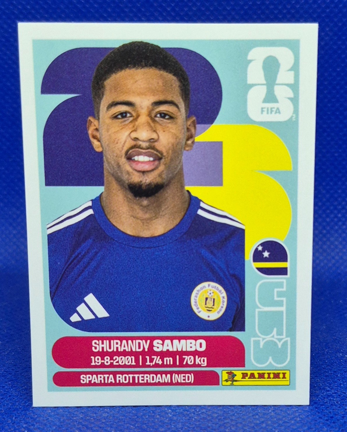 2026 Panini FIFA World Cup Sticker Shurandy Sambo #CUW 8 -Curacao