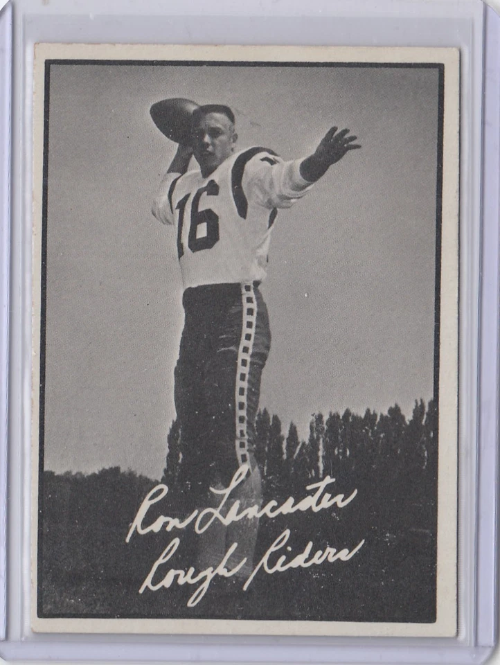 1961 Topps CFL #79 Ron Lancaster Nr-Mint Set Break - Photo 1/2