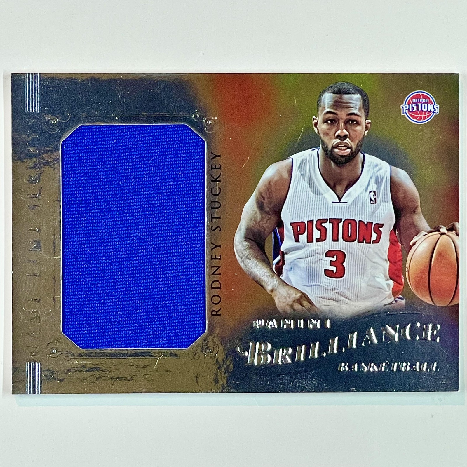 Rodney Stuckey 2012-13 Panini Brilliance #52 Game Time Jerseys Detroit Pistons