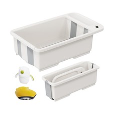 Collapsible Baby Bathtub, Foldable Baby Bath Tub with Smart Tempera... Fast Ship