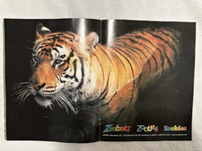 Tiger Poster - RARE Zoobooks/Zootles