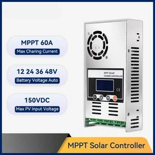 60A MPPT Solar Charge Controller Battery Charging Controller 12V 24V 36V 48V