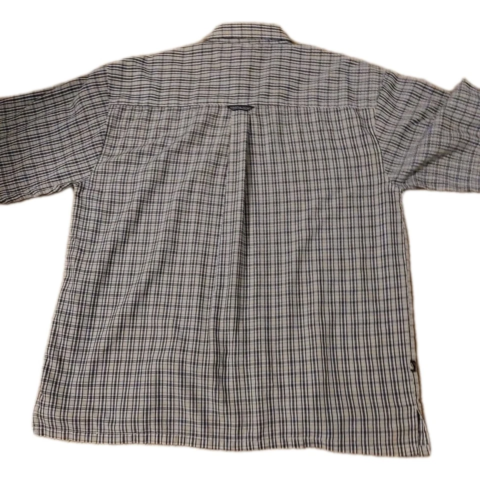 First Down Basics Casual Button Down Plaid Shirt Size XL Short Sleeves Classic  - Image 3 of 4