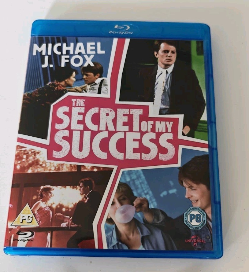 The Secret of My Success Blu-ray. Michael J. Fox. Very Good Condition