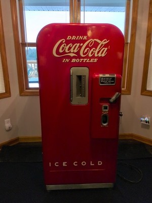 Vintage Vendo 39 All Original 1950 Coca-Cola Coke Machine Nickel 5