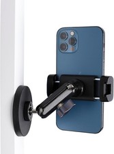 Gym Magnetic Phone Holder Mount with 360  Adjustable Dual Ballhead Black