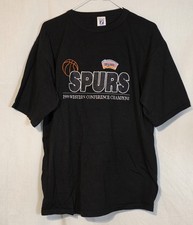 San Antonio Spurs 1999 Western Conference Champions Men's Large All Embroidered