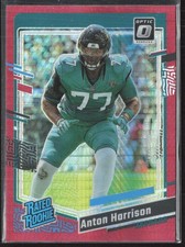 2023 Donruss Optic #250 Anton Harrison Red Hyper Jacksonville Jaguars (D)