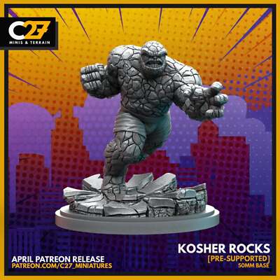 The Thing 40mm Scale Miniature | Crisis Protocol Proxy | C27