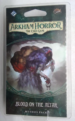 BOARD GAME ARKHAM HORROR CARD GAME ~ BLOOD ON THE ALTAR EXPANSION BRAND NEW