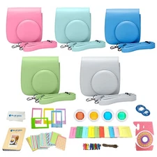 12 Piece Deluxe Accessory Kit for Fujifilm instax mini 9 camera. All In 1 Bundle