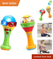 Interactive Colorful Maracas - Multilingual Musical Fun for Infants and Toddlers