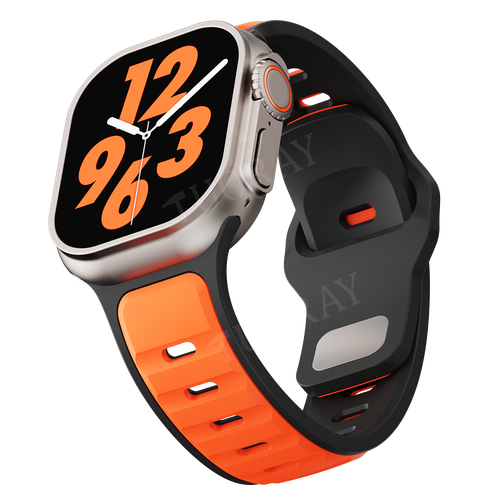 Für Apple Watch Series Ultra 10 9 8 7 SE 6 iWatch 49mm Silikon Sport Armband Band - Bild 153 von 204