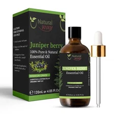 Juniper Berry Essential Oil | Premium Grade Aromatherapy Oil 4 Fl Oz (120 ml)