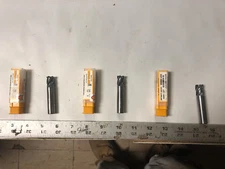 MACHINIST  LATHE MILL 3 SHARP Duratool Solid Carbide End Mills s DrB