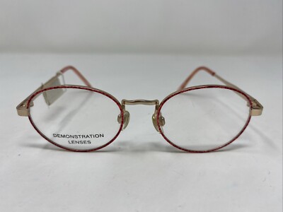 Eye Q Laurel Candy 45-16-125 Pink Demi Gold Full Rim Eyeglasses Frame RQ24