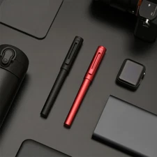 KACO Full Metal Aluminum Fountain Pen, High-end Painting Gift Pen with Iron Box