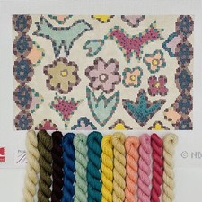 Birds of a Feather Handpainted Needlepoint KIT Country Folk Appliqu  13 ct S'n I