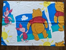 Vintage Disney Winnie the Pooh Piglet Fabric Piece 37" x 26"