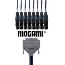 2 Meter Mogami D-Sub Multicore DB25 to XLR Female NC3FX-B Gold Analog Tascam