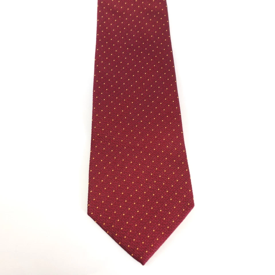 Terno formal bordado seda maciça bolinhas vermelhas gravata masculina comme Ca - Imagem 2 de 4