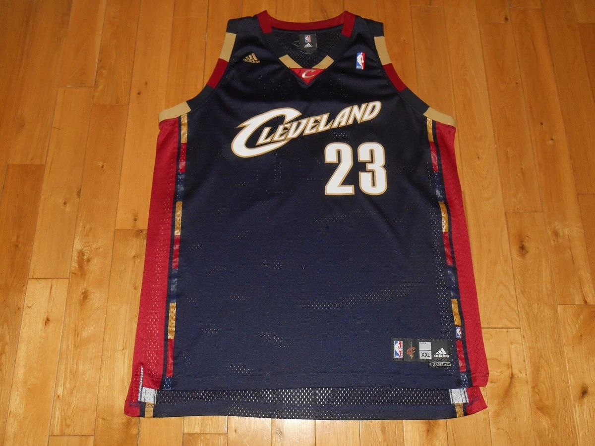 Men's Cleveland Cavaliers LeBron James adidas Navy Player Swingman