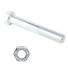 Replacement Longboard Truck Kingpin and Nut 64mm Silver Floating